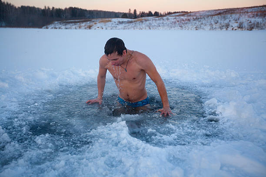 A Person Discovering What A Cold Plunge Is